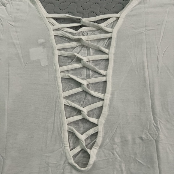 NWT Fox racing cross braided back top tee shirt xsmall floral roses - Picture 7 of 8